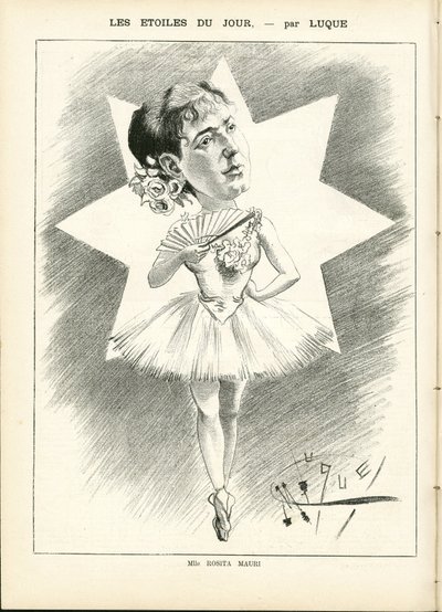 マニュエル・ルク（1854-1919）が「La Caricature」（1880年）に描いたもの。 作： Manuel Luque