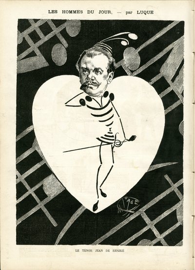 マニュエル・ルク（1854-1919）が「La Caricature」（1880年）に描いたもの。 作： Manuel Luque