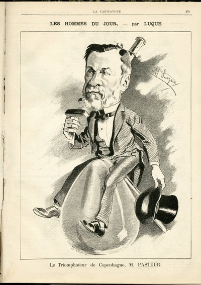 マニュエル・ルク（1854-1919）が「La Caricature」（1880年）に描いたもの。 作： Manuel Luque