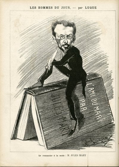 マニュエル・ルク（1854-1919）が「La Caricature」（1880年）に描いたもの。 作： Manuel Luque