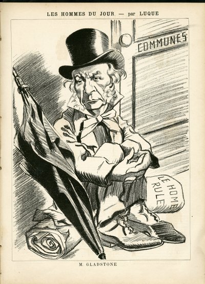 La Caricature』（1880年）に掲載されたマニュエル・ルケ（1854-1919）のイラスト 作： Manuel Luque