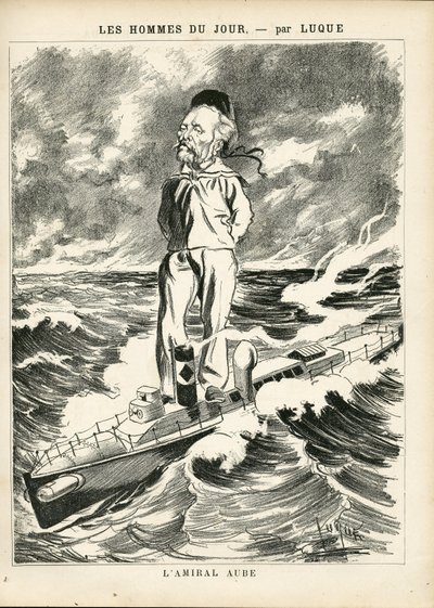 La Caricature』（1880年）に掲載されたマニュエル・ルケ（1854-1919）のイラスト 作： Manuel Luque