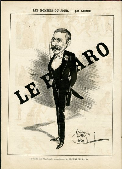 La Caricature』（1880年）に掲載されたマニュエル・ルケ（1854-1919）のイラスト 作： Manuel Luque
