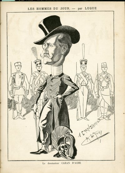 La Caricature（1880年 作： Manuel Luque