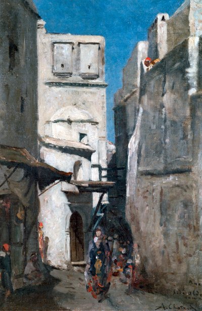 アルジェ通り、c1864-1892 作： Marc Alfred Chataud