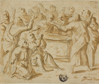 聖母被昇天・下半身 作： Marcantonio Bassetti