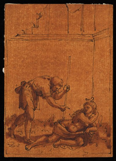 シモンとイフィゲニア 作： Marcantonio Raimondi
