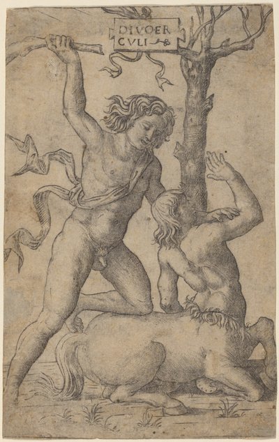 ヘラクレスとネッスス 作： Marcantonio Raimondi