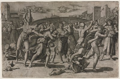 もみの木のない無辜の虐殺 作： Marcantonio Raimondi