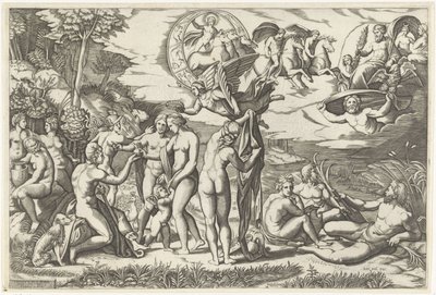 パリの審判 作： Marcantonio Raimondi