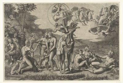 パリの審判 作： Marcantonio Raimondi