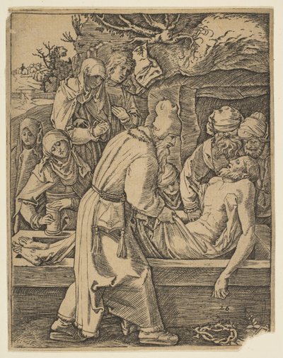 The Deposition、from the Small Passion copy.nd 作： Marcantonio Raimondi