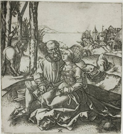 イケてないカップル（愛の申し出） 作： Marcantonio Raimondi