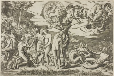 パリの審判 作： Marcantonio Raimondi