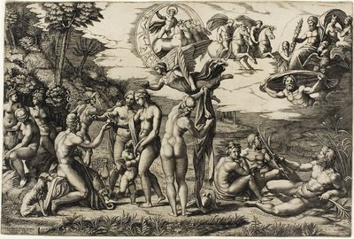 パリの審判 作： Marcantonio Raimondi