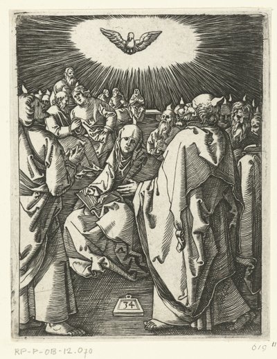 聖霊の注ぎ キリストの受難（シリーズタイトル） 作： Marcantonio Raimondi