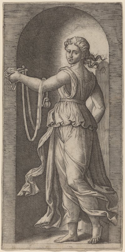 禁酒 作： Marcantonio Raimondi after Raphael