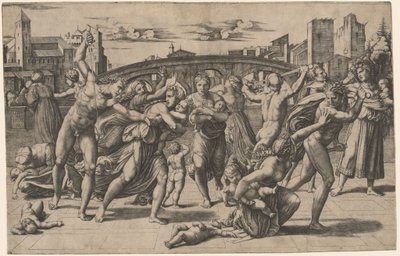 無辜の虐殺 作： Marcantonio Raimondi after Raphael