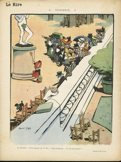 Le Lire』に掲載されたMarcel Capy（1865-1941）のイラスト 作： Marcel Amable O.L. Capy