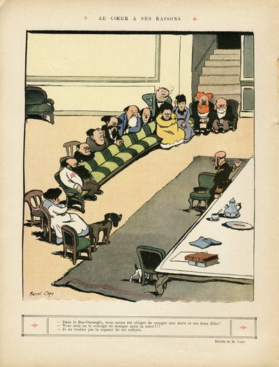 Le Rire』に掲載されたMarcel Capy（1865-1941）のイラスト 作： Marcel Amable O.L. Capy
