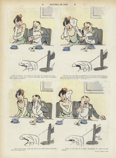 ル・リールのイラスト 作： Marcel Amable O.L. Capy