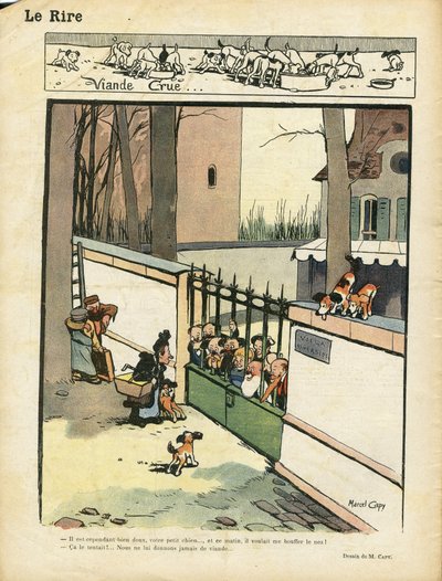 Le Lire』に掲載されたMarcel Capy（1865-1941）のイラスト 作： Marcel Amable O.L. Capy