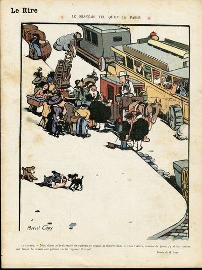 Le Lire』に掲載されたMarcel Capy（1865-1941）のイラスト 作： Marcel Amable O.L. Capy