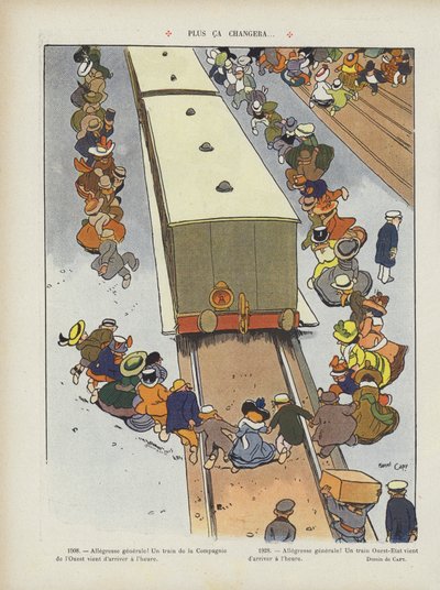 もっと物事が変わる？ 。ル・リールのイラスト 作： Marcel Amable O.L. Capy