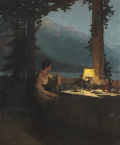 テラス、アヌシー 作： Marcel Rieder
