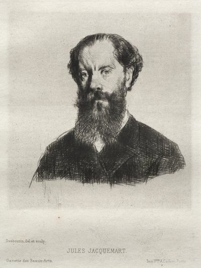 ジュールジャックマート、1876年。 作： Marcellin Gilbert Desboutin