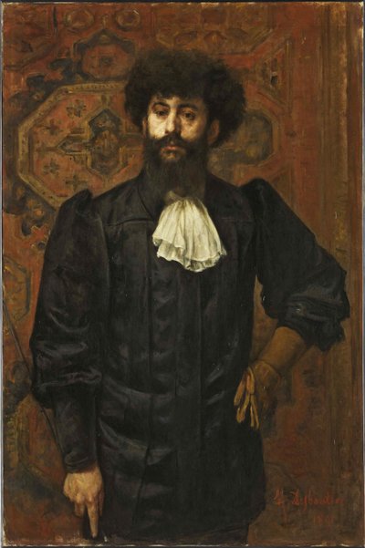 SarJoséphinPeladan 1858-1918、1891。 作： Marcellin Gilbert Desboutin