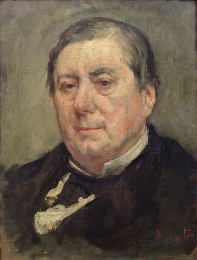 Eugene Labiche（1815-1888）の肖像（絵画） 作： Marcellin Gilbert Desboutin