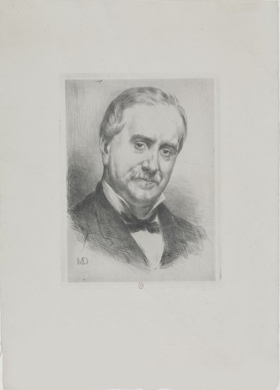 ポール・デュラン=リュエルの肖像 1831-1922, 1882. 作： Marcellin Gilbert Desboutin