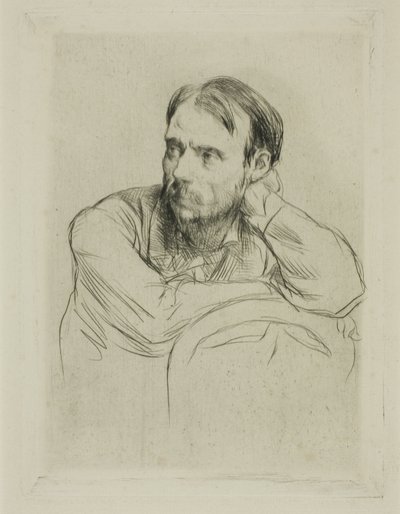 ルノワールの肖像 作： Marcellin Gilbert Desboutin