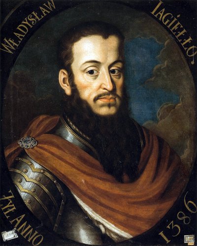 Ladislas II Jagellon (Ladislas II de Pologne) (1352 or 1362-1434) - Wladyslaw II王の肖像。Jagiello par Bacciarelli, Marcello (1731-1818) 作： Marcello Bacciarelli