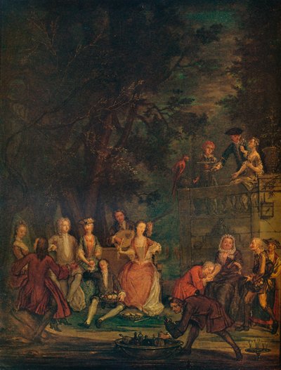 会話のピース、c1700 1931 作： Marcellus Laroon the Younger