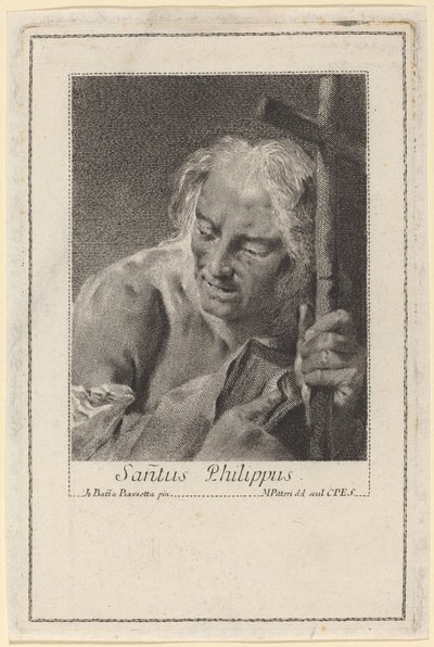 聖フィリップ 作： Marco Alvise Pitteri after Giovanni Battista Piazzetta