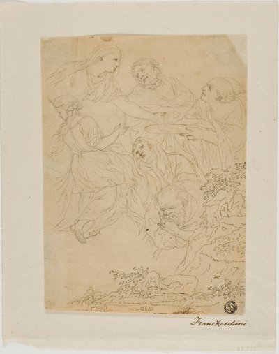 人物画、風景画 作： Marcantonio Franceschini