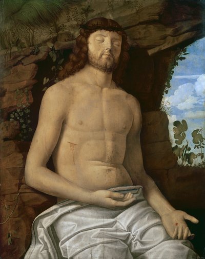 死んだキリスト、1510年頃 作： Marco Basaiti