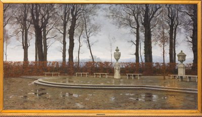 3月の雨の後のトリノ王立庭園 作： Marco Calderini