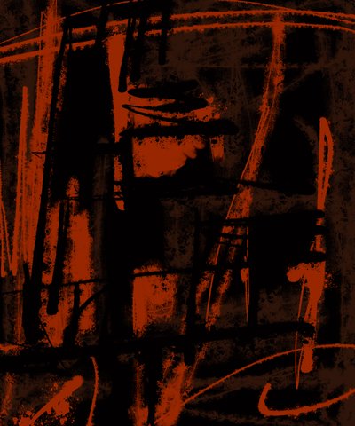 狂人日記_143、2024年（デジタルペインティング） 作： Marco Campedelli