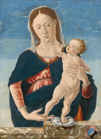 マドンナと子供、c。 14671468 作： Marco Zoppo