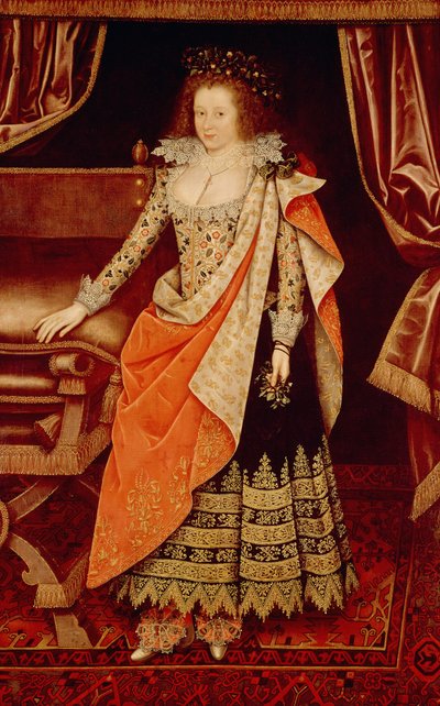 フランシスハワード、ハートフォード伯爵夫人、1611年 作： Marcus Garret Gheeraerts the Younger