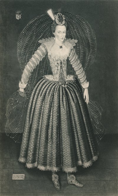 ルーシーハリントン、ベッドフォード伯爵夫人、1904年頃16世紀 作： Marcus Garret Gheeraerts the Younger