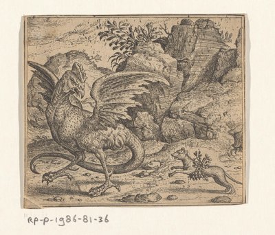バジリスクとイタチの寓話 作： Marcus Gheeraerts (I)