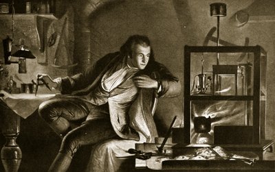 ジェームズワットとスチームエンジン、「ハッチンソンのイギリス国民の物語」、1923年頃のイラスト 作： Marcus Stone