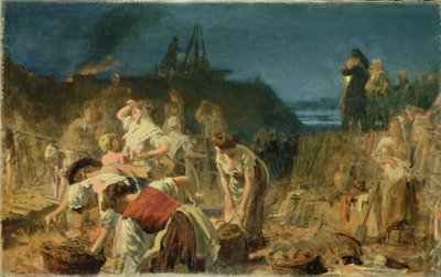 南北戦争中、ドロヘダでの包囲、1649年 作： Marcus Stone