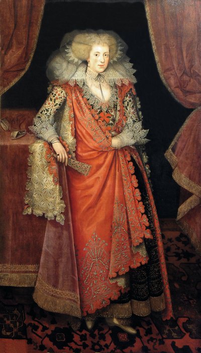 フランシス・クニヴェット、ラトランド伯爵夫人 作： Marcus Garret Gheeraerts the Younger