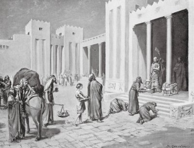 シリアのヒッタイト王子（リトグラフ） 作： マーガレット（後）ドヴァストン