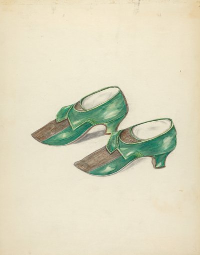 女性の靴」1940年頃 作： Margaret Concha